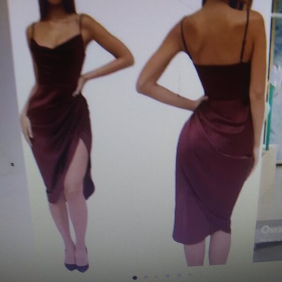 NWT House of CB London Satin Gathered Corset Reva Dress size small very sexy - Picture 2 of 16